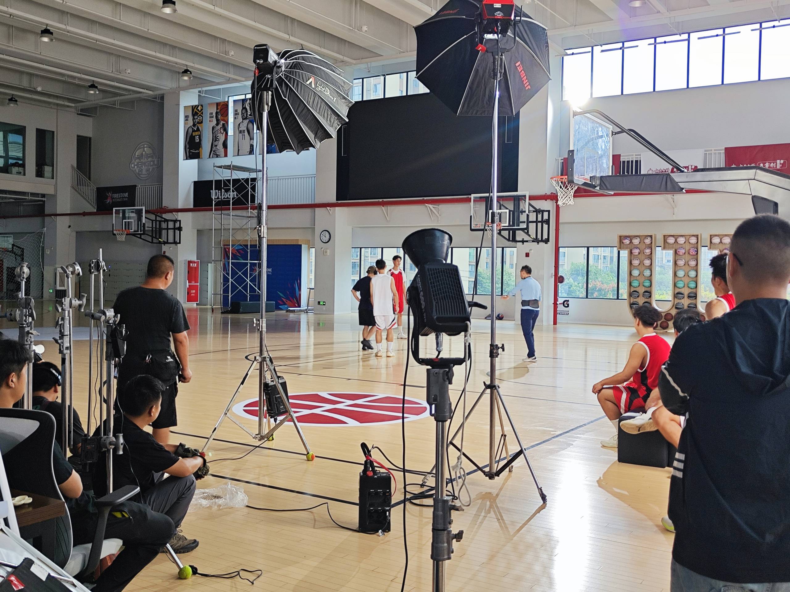 filming